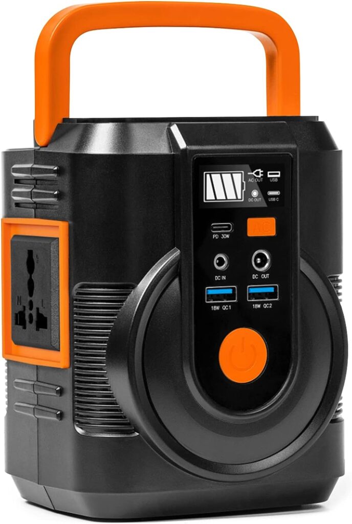 AUTOGEN Portable Power Station, 148Wh High-Performance Lithium Battery, 230V / 40000mAh AC Outlet, Camping Power Pack Suitable for Outdoor, Travel Party and SOS
