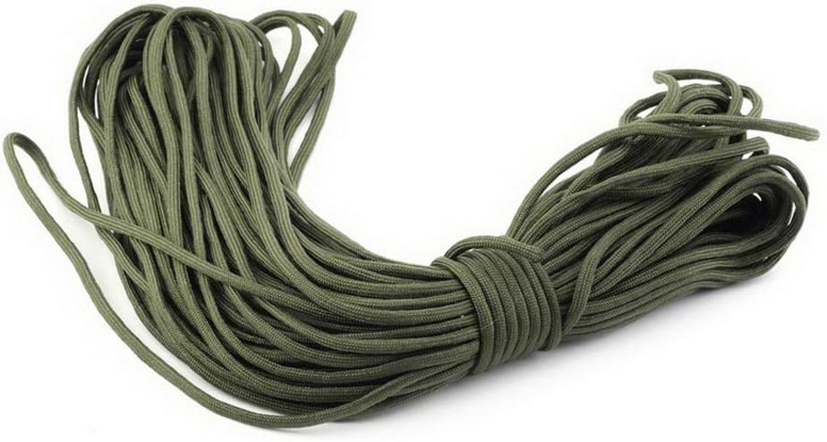 Greenpromise Paracorrd 550 100 ft - 30 Metres Survival Equipment Climbing Rope - Ideal For Use Outdoors, Camping, Garden
