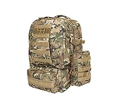 Kombat UK Expedition Rucksacks For Men Women Large 50L, Army Airsoft Tactical Assault Molle Sholder Bag for Survival, Travel, Hunting, Hiking, Fishing, Gym, School, Cadets Backpack