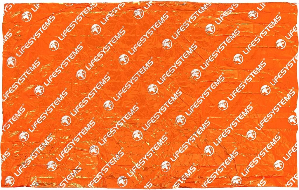 Lifesystems Emergency Silver Foil Thermal Blanket For Hiking, Mountaineering And Outdoor Survival